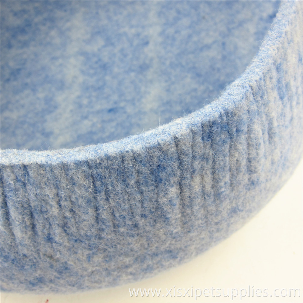Washable felt Cat Bed wool Cave wool cat bed kitten gift bed